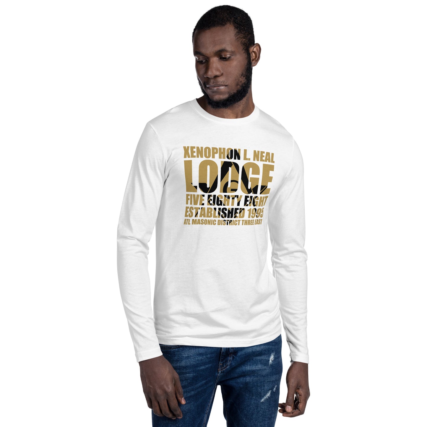 XLN Lodge Block - Long Sleeve Fitted Crew