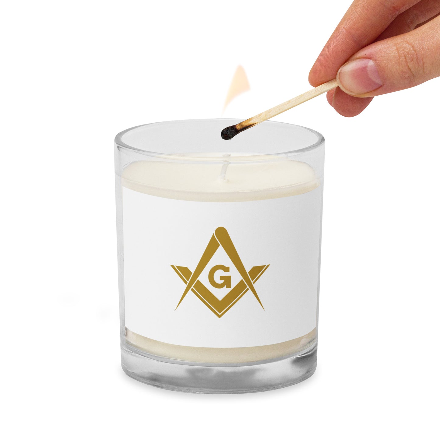 Masonic - Glass Jar Soy Wax Candle