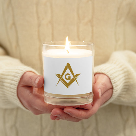 Masonic - Glass Jar Soy Wax Candle